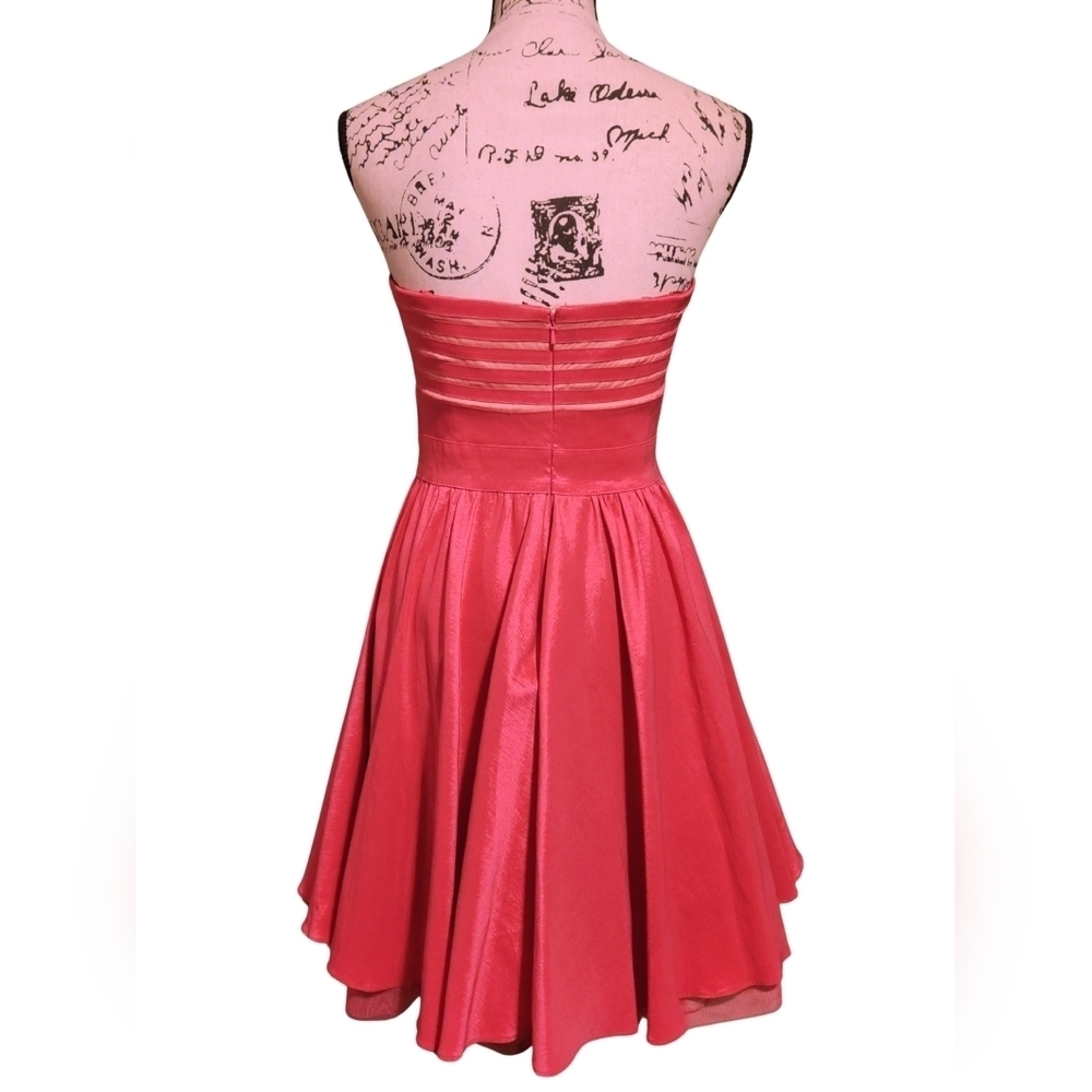 Aidan Mattox Strapless Pink Mini Dress - Picture 6 of 8